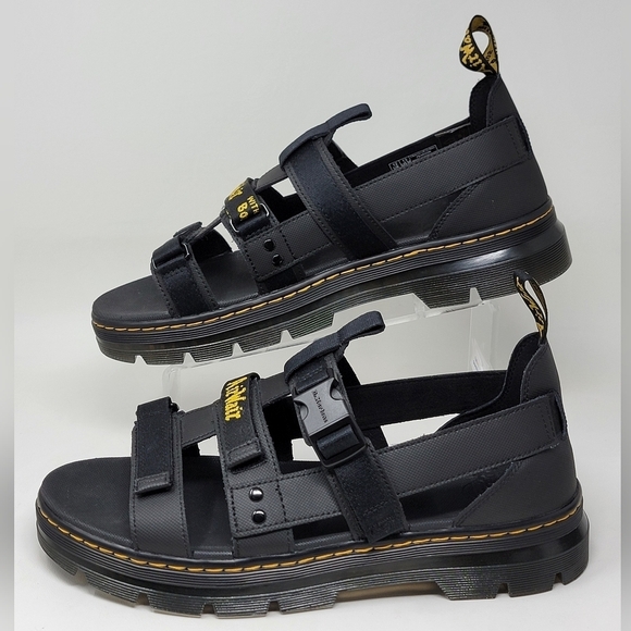 Dr. Martens Pearson Black Element + Webbing Sandals Men's US Size 13 New - Picture 3 of 12